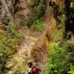 on Mauri e Miki Ferrata Burrone Giovanelli